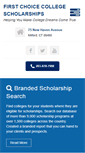 Mobile Screenshot of firstchoicecollegescholarship.com